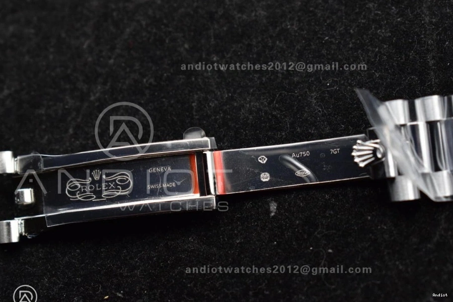 V4 DayDate Weighted Roman President Steel GMF 40 Tungsten Bracelet Markers Dial A3255 Blue 904L On 0415